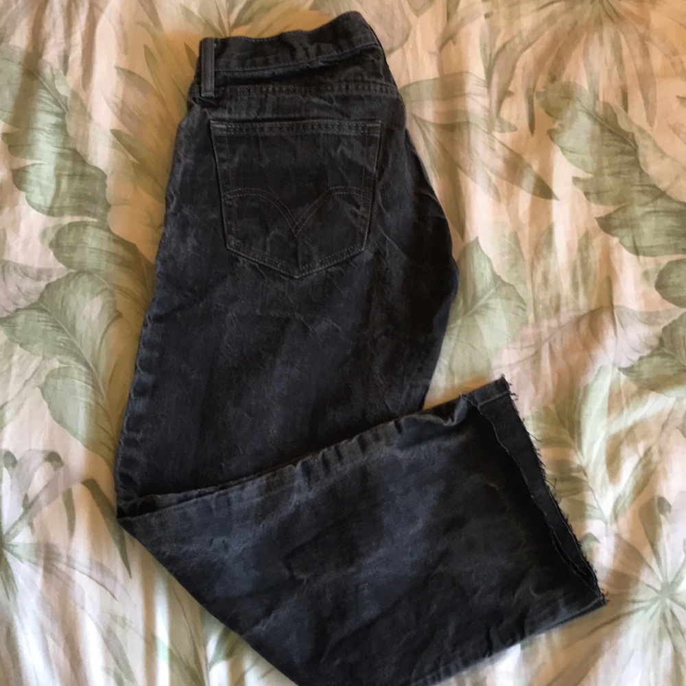 Levi’s black wash jeans